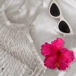 Hibiscus Poliéster Gancho